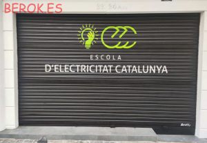 Rotulacion Persiana Escola Electricitat Catalunya 300x100000